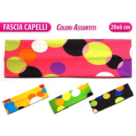 FASCIA A POIS 6 CM COLORI ASSORTITI