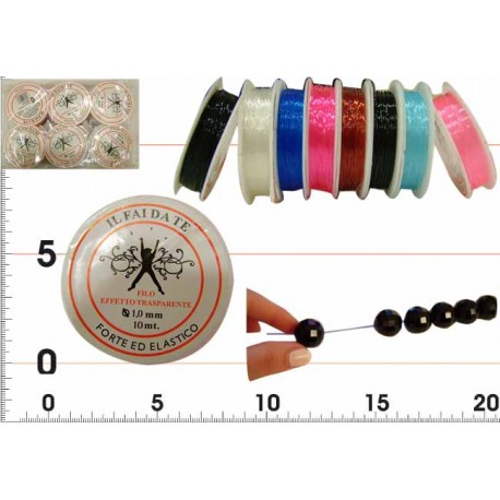 FILO ELASTICO X FAI DA TE mm 1,0/ mt 10